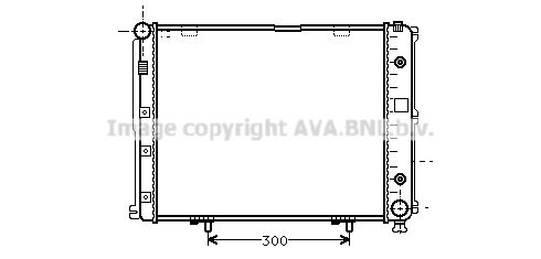 AVA QUALITY COOLING Радиатор, охлаждение двигателя MS2164